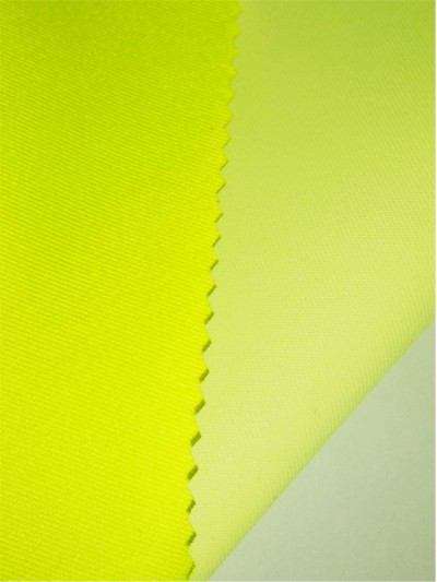 XX-FSSY/YULG  Hi-vis coating polyester fabric  250D*250D  210GSM 側面照